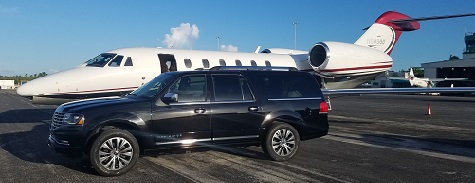 airport pickups in a luxury suv